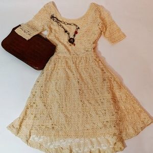 Creamy-Dreamy Lace Dress